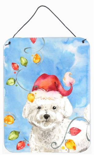 Carolines Treasures Ck Ds Christmas Lights Bichon Frise Wall Or