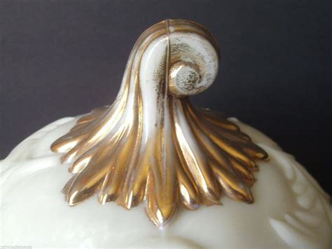 Antique Northwood Custard Glass Louis Xv Covered Butter Dish 2029719792