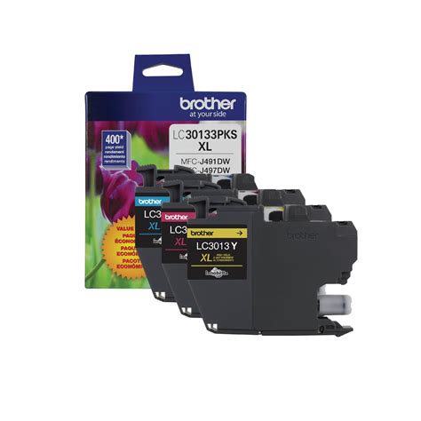 Buy Brother Printer Genuine LC30133PKS 3 Pack High Yield Color Ink