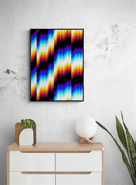 Felipe Pantone FELIPE PANTONE CHROMADYNA MICAP 1 Op Art Abstract