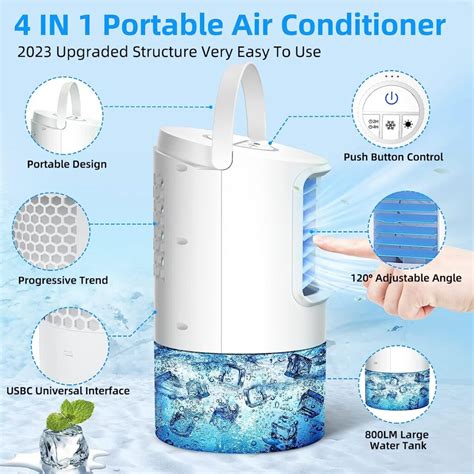 Portable Air Conditioners Cooling Fan Nekuya Evaporative Mini Air