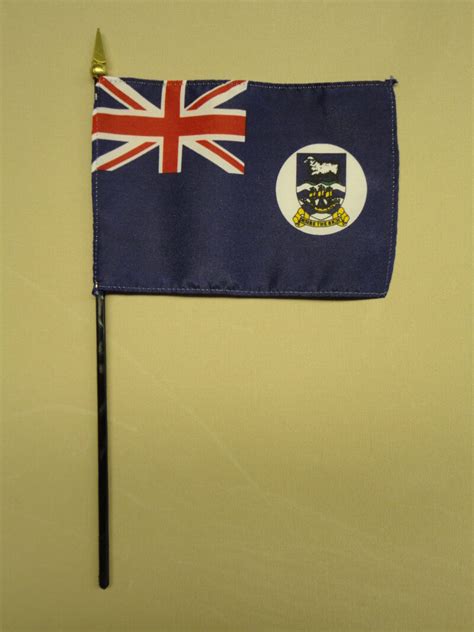 Falkland Islands Desk Flag, 4" X 6" - Flagpro