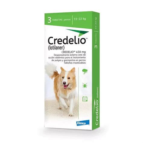 CREDELIO 450 MG 3 TABLETAS 11 KG A 22 KG