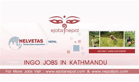 Job Vacancy In Helvetas Swiss Intercooperation Job Finder In Nepal