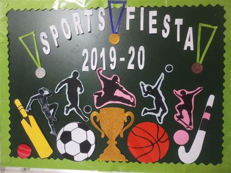 Board decoration for "Sports Day" | Sports day decoration, School sports posters, Sports theme ...