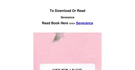 pdf download Severance by Ling Ma.pdf | DocDroid