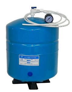 Reverse Osmosis Drinking Water Storage RO Pressure Tank Gauge Blue 4G ...