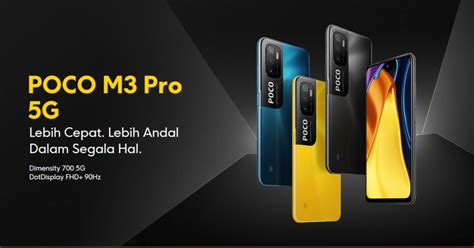 Auto Beli Harga Poco M3 Pro 5G Cuma Rp 2 Jutaan Sudah Punya Chipset