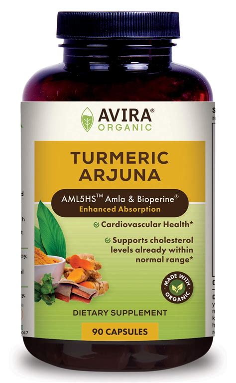 Avira Organics Organic Turmeric Arjuna Count Lifeirl