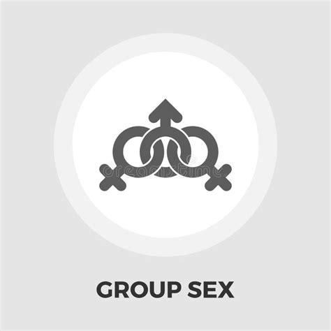 Group Sex Flat Icon Stock Vector Illustration Of Male 99171430