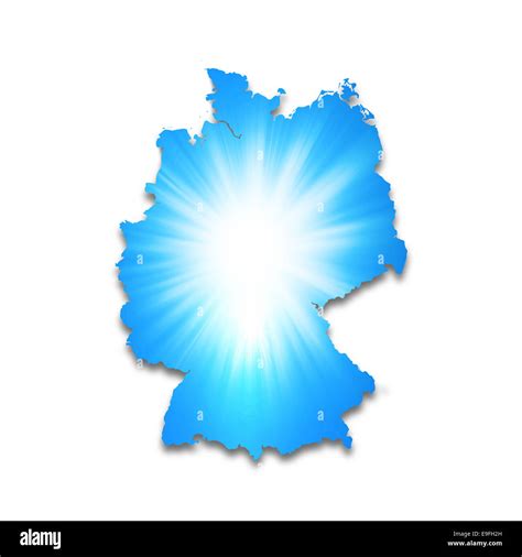 german map  sun stock photo alamy