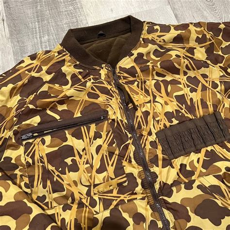 Vintage VTG Gamehide Mens Flyway Camo Reversible Quilted Jacket Grailed