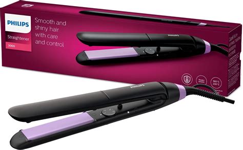 Philips Straightener For Hair Straightcare Essential Bhs Black