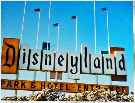 Vintage Disneyland Sign