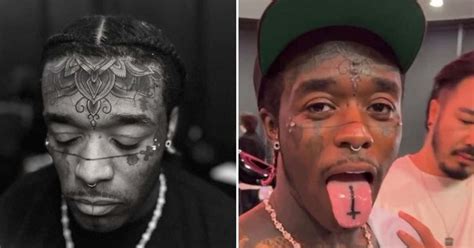 Lil Uzi Vert's new tongue and forehead tattoos spark outrage | MEAWW