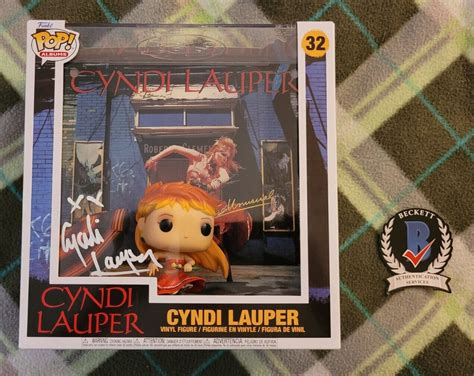 Cyndi Lauper Autographed Signed Funko Pop Shes So Unusual Albums Toy