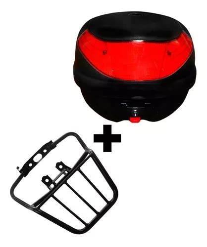 Combo Baul Lts Porta Equipaje Honda Cg Titan Fas