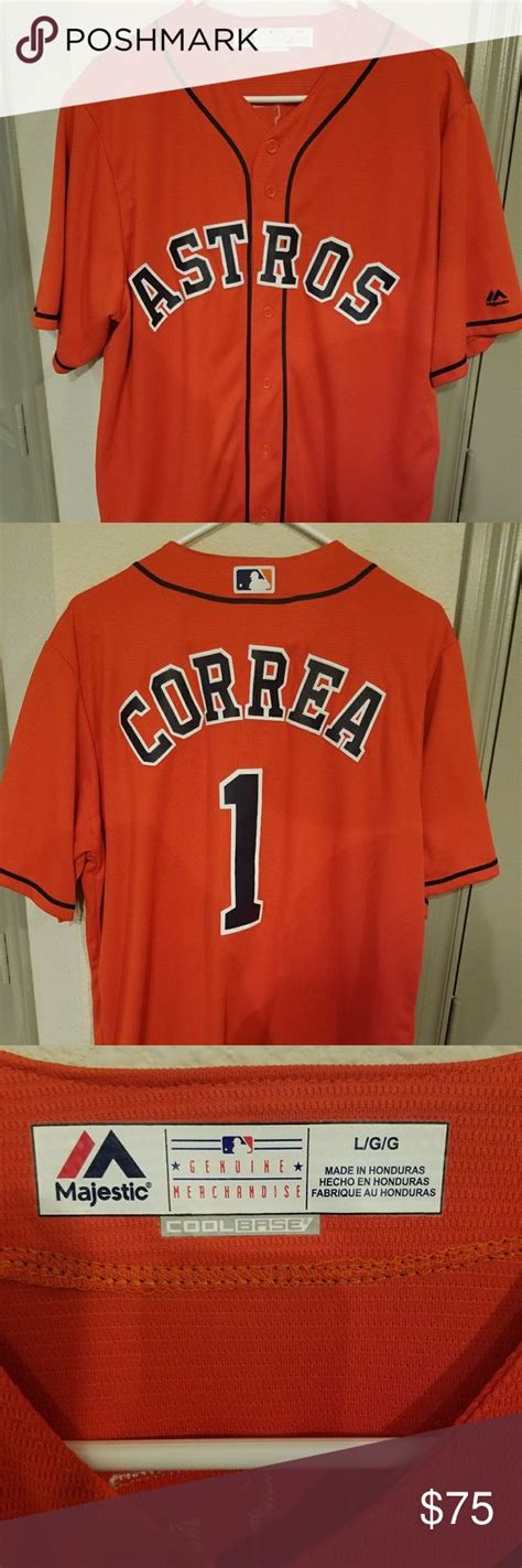 Majestic Carlos Correa Houston Astros Jersey Clothes Design Houston