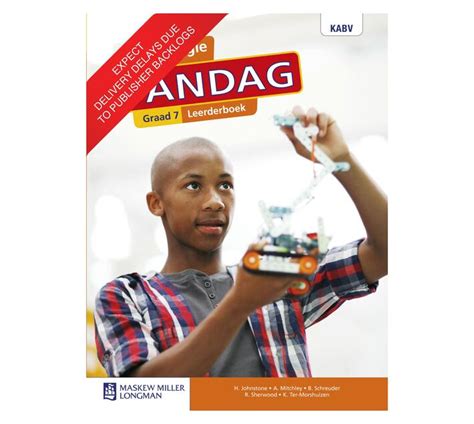 Tegnologie Vandag Graad 7 Leerderboek Grade 7 Leerderboek Paperback