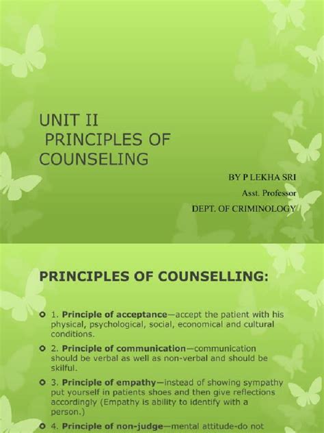 Principles Of Counseling Pdf