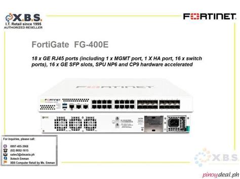 Firewall Fortinet Fortigate Fg E Ngf Middle Range Series Quezon