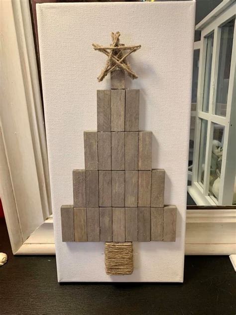 How To Make Dollar Tree Jenga Block Christmas Tree Artofit