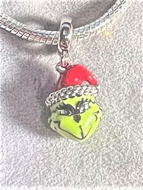 Pandora Style Christmas Grinch Pendant Charm Grinch Stole | Etsy Australia