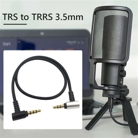 Mm Trs To Trrs Microphone Cable Adapter For Rode Videomic Pro Rode