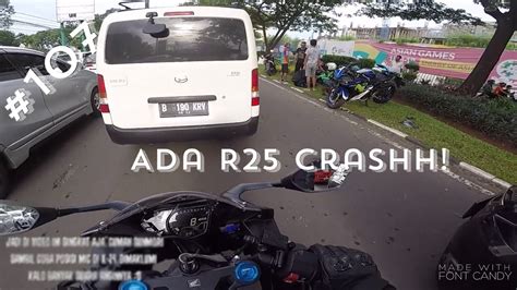 Sunmori Ketemu R Crash Cbr Rr Youtube