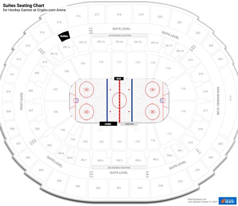 Seat Views and Amenities for Section PR5 at Cryptocom Arena 9