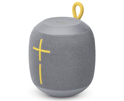 Logitech UE Wonderboom Portable Bluetooth Speaker Stone Grey Catch