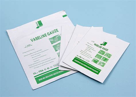 Sterile Medical Cotton Fabric Wound Care Dressings Vaseline Cheese