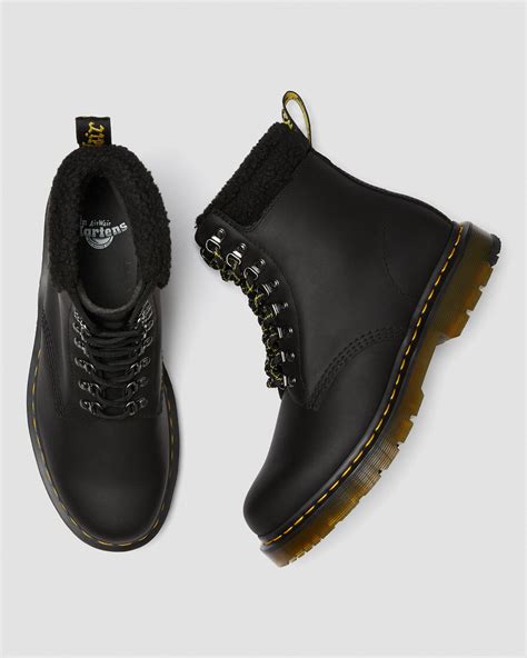 1460 Dms Wintergrip Leather Collar Ankle Boots Dr Martens