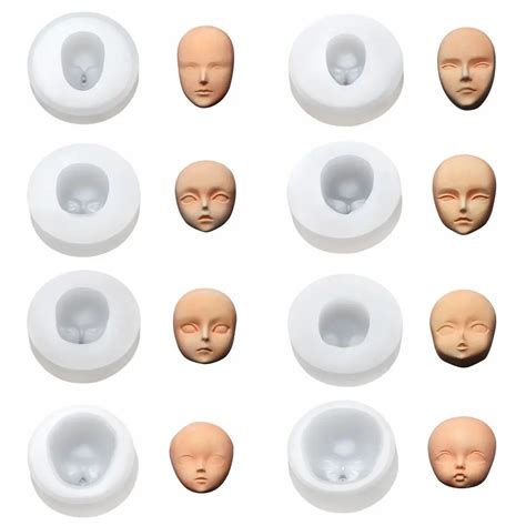 Moldes De Silicona Para Cara De Beb D Molde Facial Versi N Q