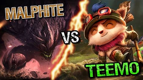 MALPHITE Vs TEEMO TOP PRESEASON 8 League Of Legends Gameplay 41