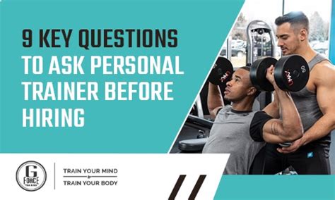 9 Key Questions To Ask A Personal Trainer Before Hiring