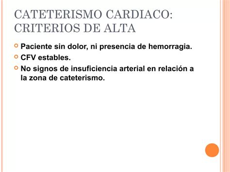 Cateterismo Cardiaco Ppt