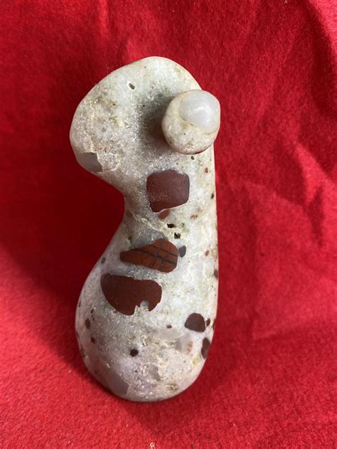 At Auction Large Bust Birdstone Indian Artifact Arrowhead