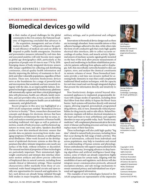 (PDF) Biomedical devices go wild