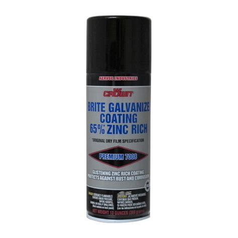 13 oz. Brite Galvanize Coating Spray 65% Zinc Rich - Greschlers Hardware