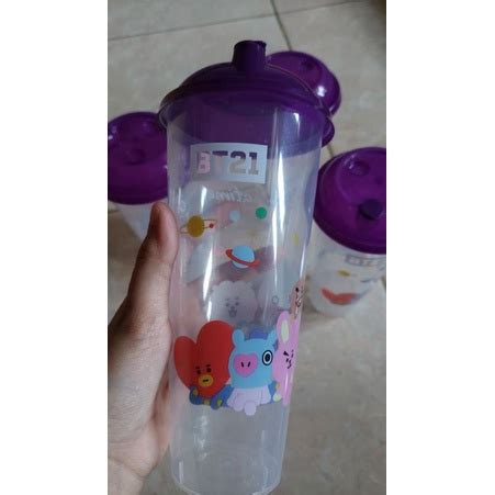 Jual BT21 Chatime Reusable Cup Tumbler Chatime X BT21 Shopee Indonesia