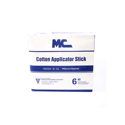 MC Cotton Applicator Stick – Medical Center Trading Corp