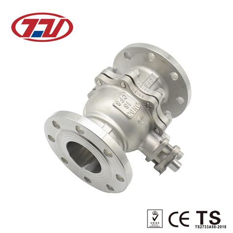 Stainless Steel High Temperature Full Bore Flange Floating Trunnion