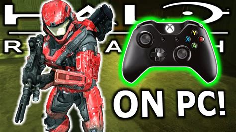 First Time Using An Xbox Controller On Halo Reach Pc Youtube