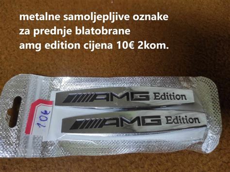 Metalne Samoljepljive Oznake Amg Edition Novo