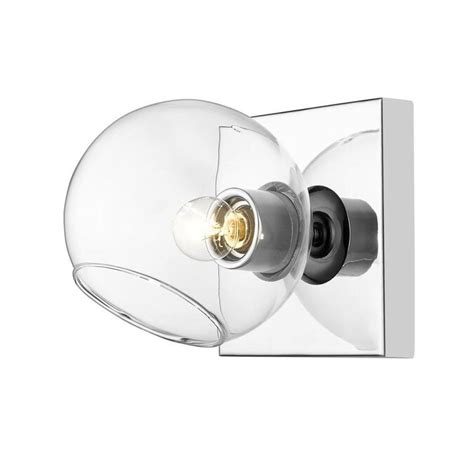 Z Lite Marquee 725 In W 1 Light Chrome Moderncontemporary Wall Sconce