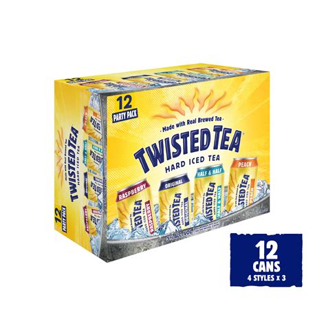 Twisted Tea Hard Iced Tea Party Pack Pack Fl Oz Walmart