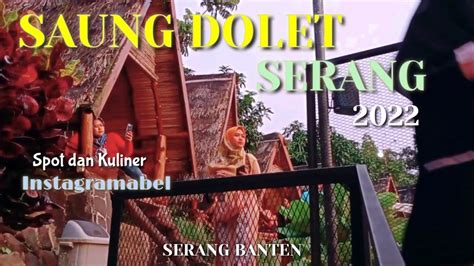 SAUNG DOLET SERANG KULINER SERANG BANTEN YouTube