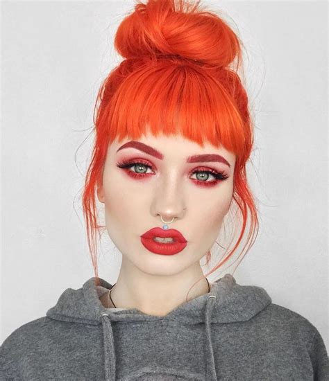 35 Edgy Hair Color Ideas To Try Right Now Edgy Hair Orange Hair Dye