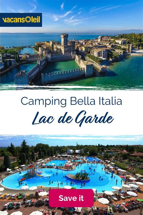 Le camping Bella Italia 5 étoiles est situé à l extrémité sud du lac de